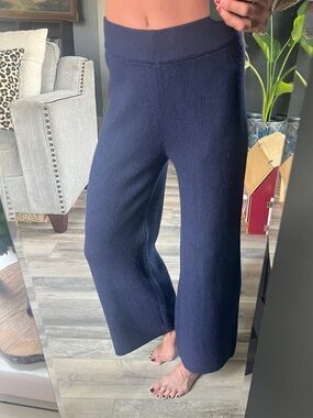a new day Navy Wide Leg Knit Pants